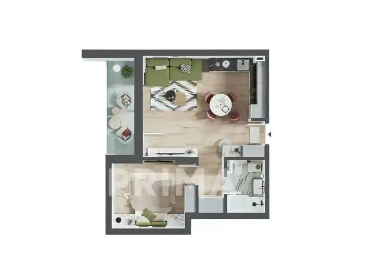 Apartament 2 camere | Central | Finisat | Prima Urbana | Fara Balcon - 5