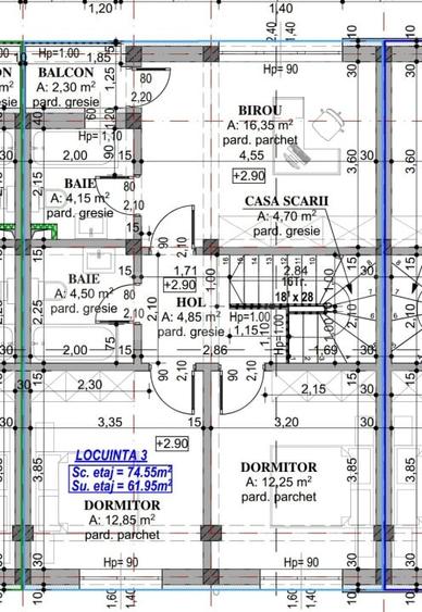 Case in constructie , P+E , zona Catargiu - Poligon - 4