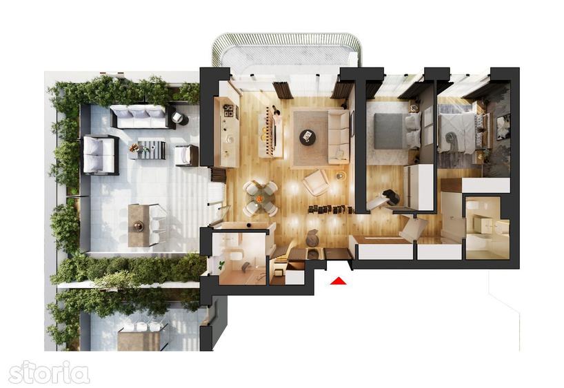 HILS Sunrise 3 camere cu terasa tip 3C - 10