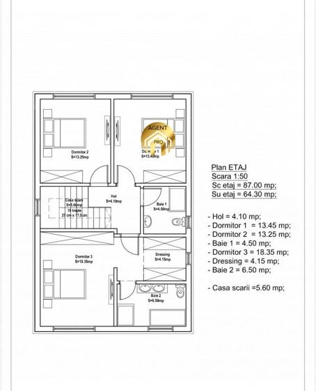 Vila Single 4 camere - Complex Nou - Otopeni Odaile - 8