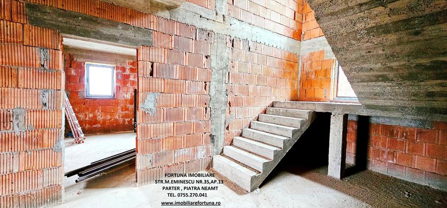 Casa la rosu D+P+E si teren 873 mp, sat Bistrita - 9