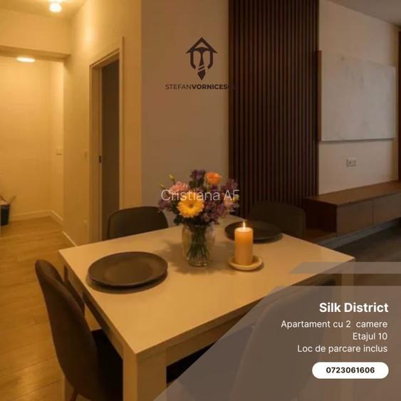 Apartament cu 2 camere + loc de parcare | 60 m? | etajul 10 | Silk District Apartament cu 2 camere + loc de parcare | 60 m? | etajul 10 | Silk District