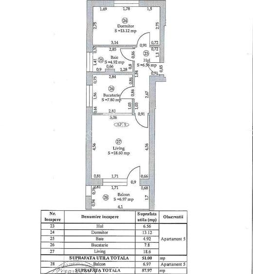 Apartament cu 2 camere decomandate de vanzare in cartierul DaVinci - 10