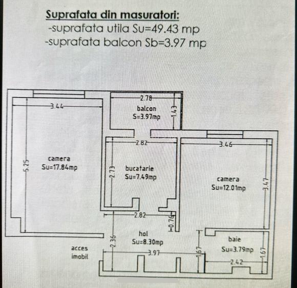 Apartament 2 camere decomandat - Km.5 - 87.000 euro (Cod E13) - 7