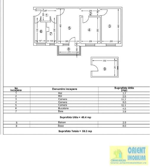 Inel 2, apartament 3 camere de vanzare, Constanta