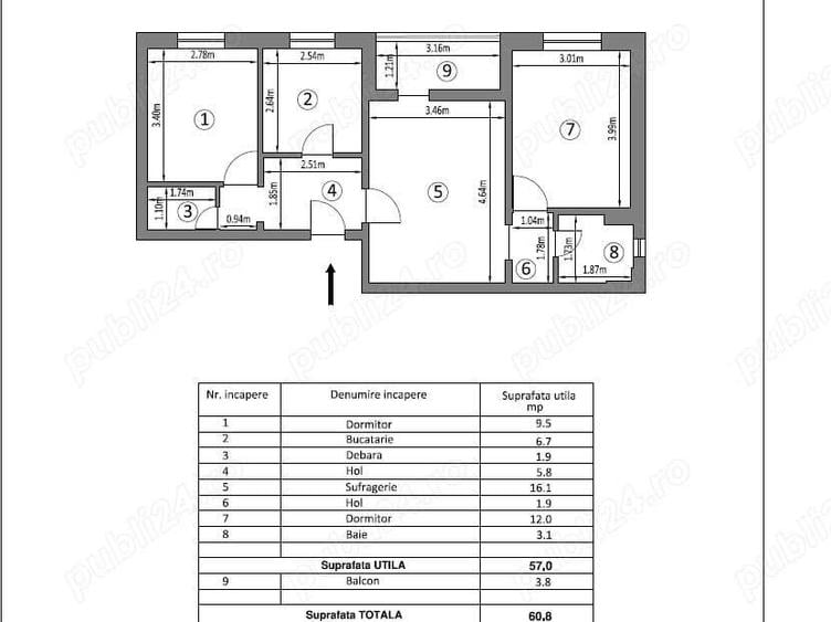 VAND Apartament 3 camere , SULINA VAND Apartament 3 camere , SULINA