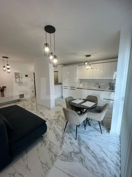 Apartament nou de 2 camere, complet mobilat si utilat modern, cu parcare - 1
