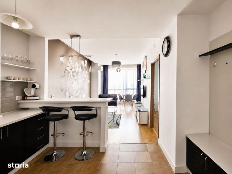 Apartament intr-un complex cu gradina privata si fantani decorative, l - 14