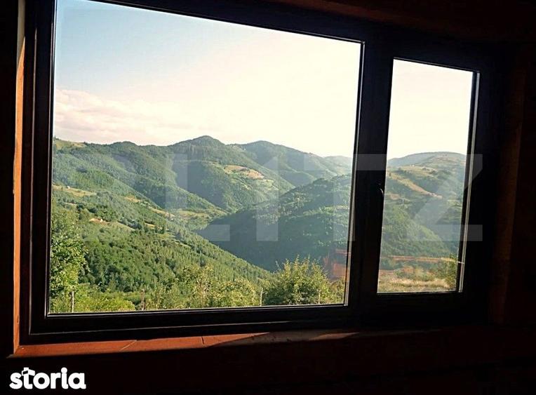 Cabana din lemn masiv, 100 mp utili, teren 3000 mp, Somesu Rece - 2