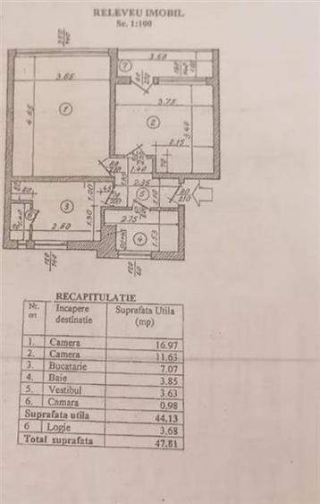 Apartament 2 camere Cantemir/ Necesita renovare - 2