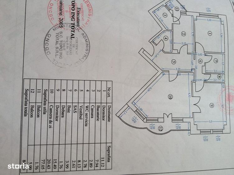 Apartament 3 camere Bd. Libertatii ,mobilat vedere casa Poporului - 10