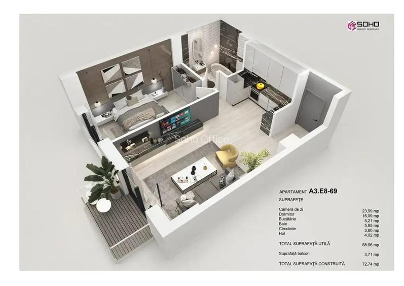 Apartament 2 camere Apartament 2 camere