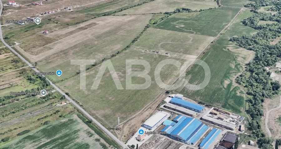 Teren 4300mp de vanzare pretabil investitie zona Calea Cisnadiei Sibiu - 2