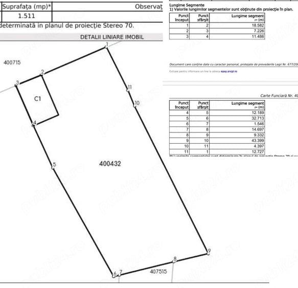 Casă cu Teren 1511 Mp în Central
