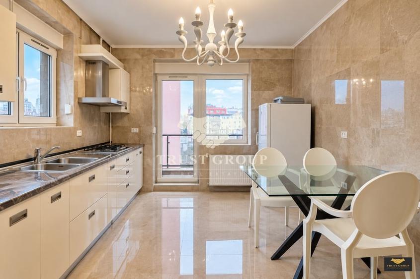 Apartament cu 3 camere decomandat, mobilat în Herăstrău