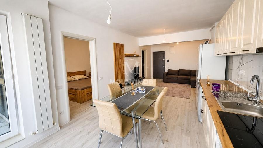 Apartament cu 2 camere semidecomandat, mobilat în Tractorul