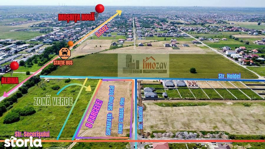 8 Parcele de teren de vanzare Strada Recoltei (5 vandute - 3 ramase) - 4