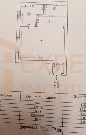 In exclusivitate! Garsoniera de vanzare, in zona Casa de Cultura - Constanta - 3