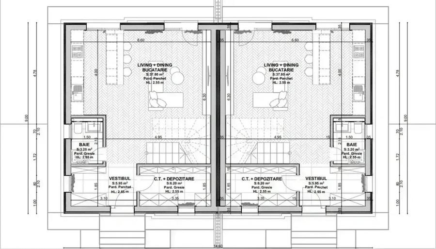 Duplex 4 camere | Finalizat Lux 110 mp curte | Proprietar Grand Arena - 6
