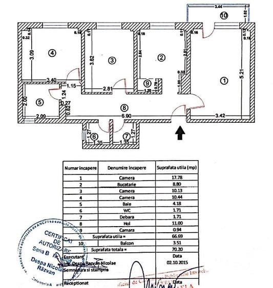 Proprietar inchiriez apartament 3 camere decomandat, renovat complet - 7