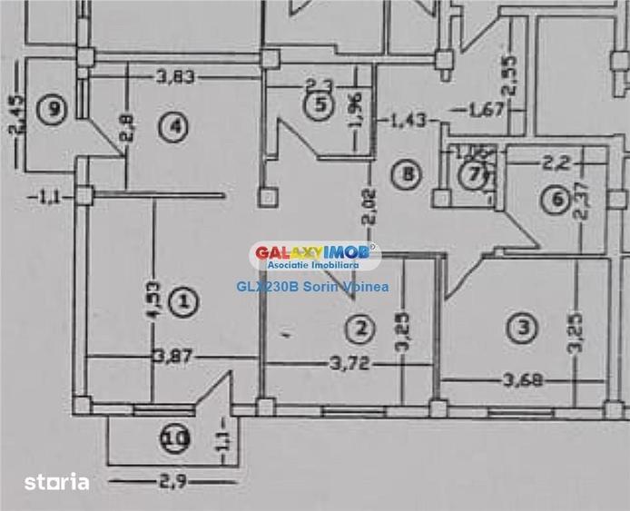 Apartament 3 camere Pallady Titan | bloc 2009 | centrala parcare +boxa - 17