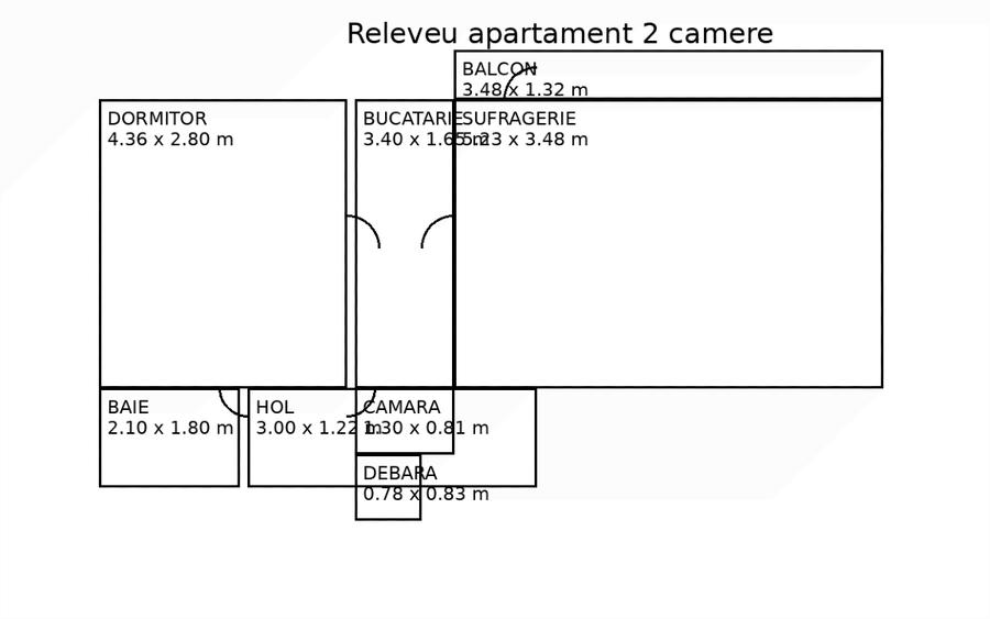 Vand Apartament 2 Camere Baba Novac- Parc IOR- 50 mp - 1