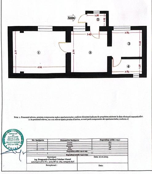 Apartament la curte Predeal