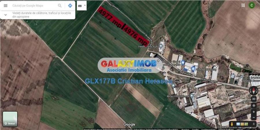 Teren intravilan industrial 4976 mp Chitila Str Oxigenului - 1