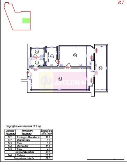 Vanzare apartament de 2 camere bd Unirii, bloc nou - 9
