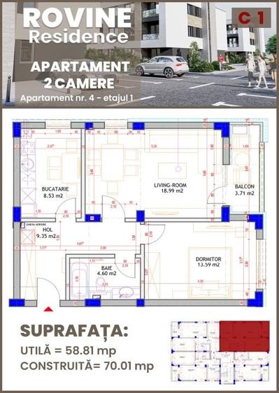 Apartament 2 camere-Zona Obor - 2