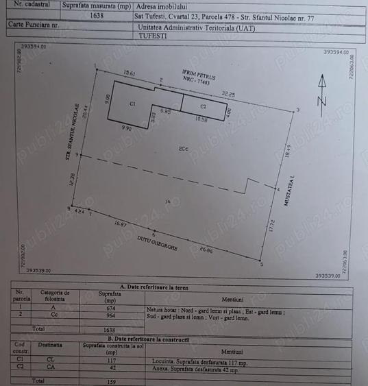 Vand casa comuna Tufesti - 5