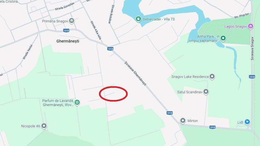 Snagov - Ghermanesti, 1000 mp, deschidere 25 ml, utilitati, liber - 6