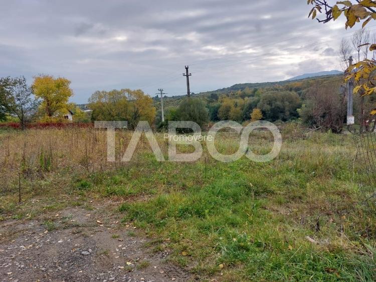 Teren intravilan 507 mp deschidere 17 m PUZ aprobat Cisnadioara Sibiu