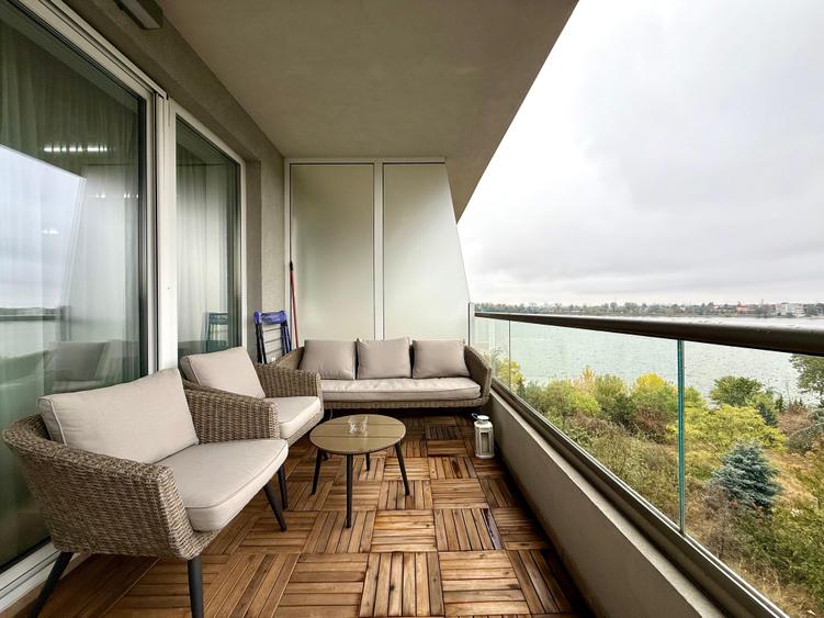 Apartament 2 camere transformat din 3 Lebada Lake Residence - 17