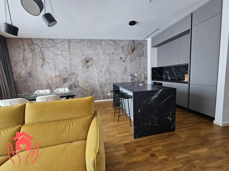 (Baneasa Shopping City-THE IVY)-3 camere mobilier ROVERE, vedere mixta, garaj! - 6