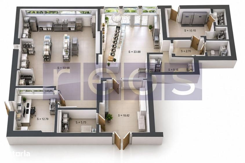 Spațiu comercial, de 145 mp, în Floreasca