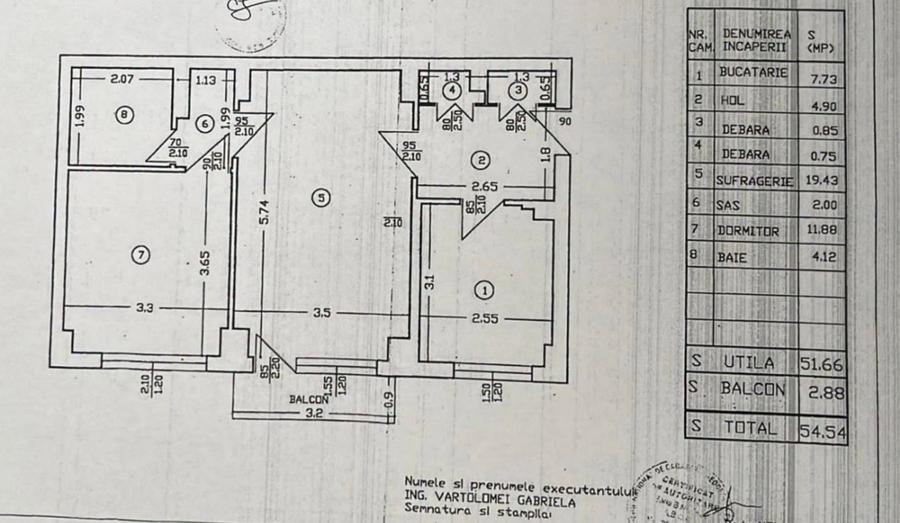 Apartament cu 2 camere semidecomandat în Drumul Taberei