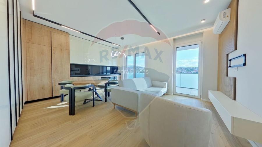 Penthouse confort lux pe 2 nivele, 2 terase panoramice, 4 cam 120mp.