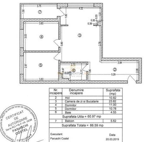 Apartament 3 camere de inchiriat, Cartierul Solar, loc de parcare - 29