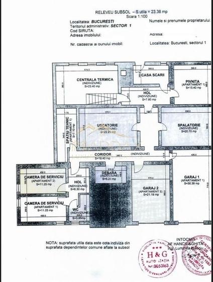 4 rooms ***203 SQM useful*** / 38 SQM terrace + garage / Primaverii - 42