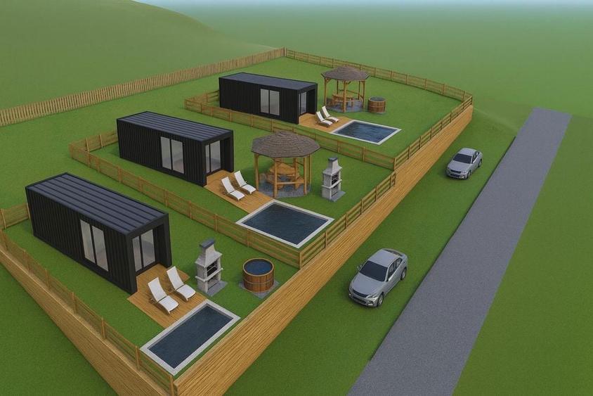 Teren intravilan ocnele mari / 8 min de oras / 1700 m2 - 1