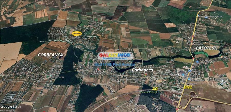 Teren 2447 mp Corbeanca str Intrarea Gagului sosea toate utilitatile - 6