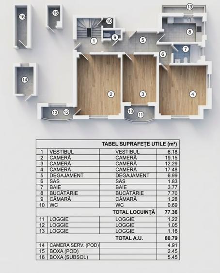 Vând apartament boem, într-un bloc ca un refren - 28