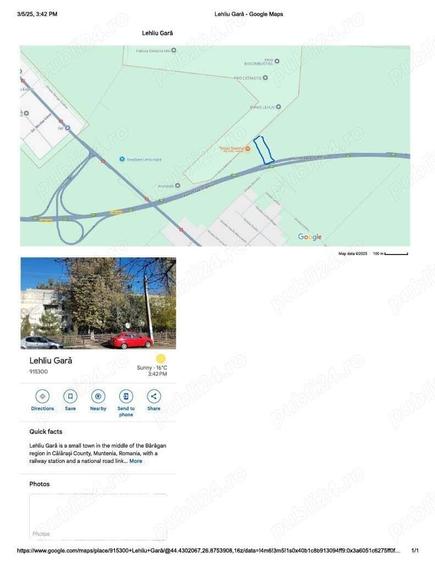 Teren Intravilan Industrial 7.041 mp langa A2 Ideal pentru Hale Logistica - 1