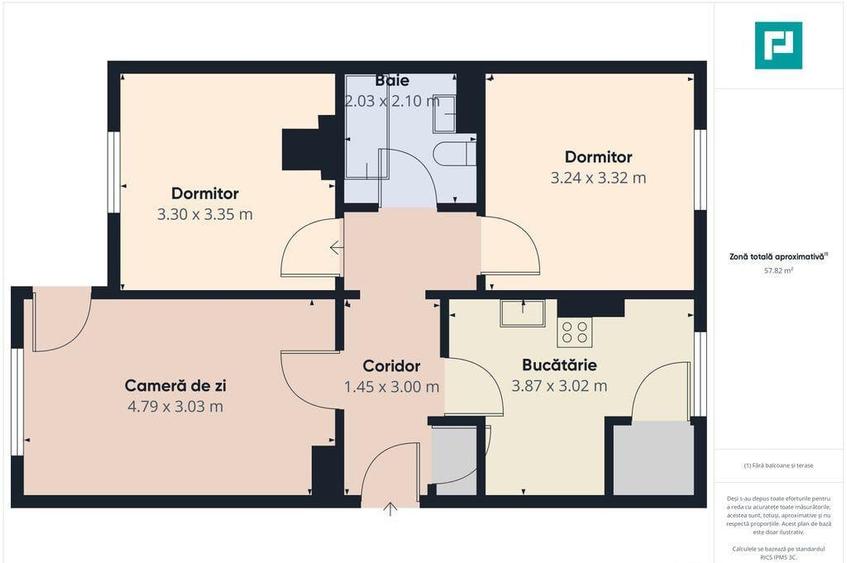 Apartament 3 camere Pancota - 6