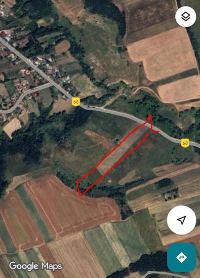 Teren 1,5 ha extravilan , Comuna Braesti / Sat Poiana - 1