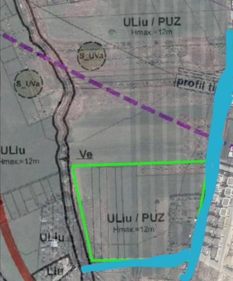 Teren Intravilan de vanzare, 4300mp, front 25 ml, Borhanci - 3