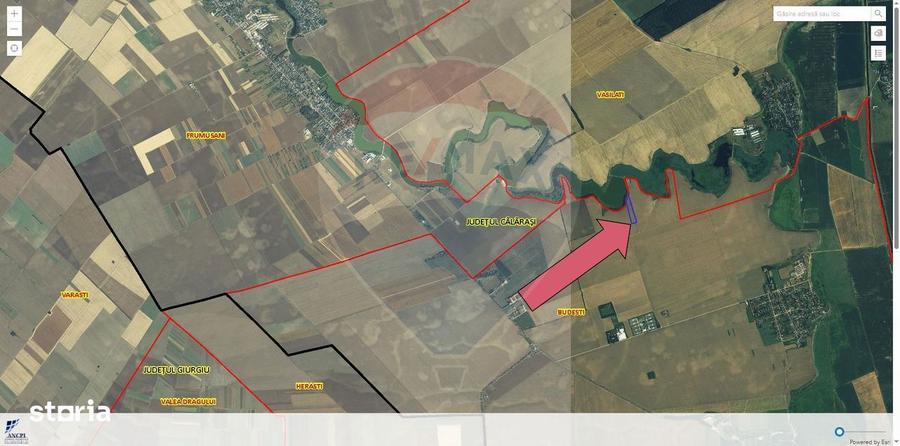 Teren 23,839mp Budesti / Nord-Vest + optiune comasare - 2
