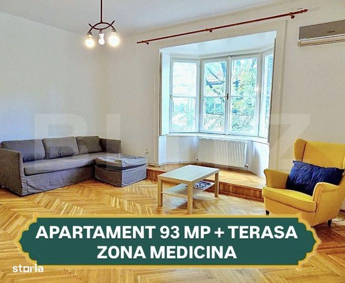 Apartament 3 camere, 93 mp + terasa, zona Medicina - 7