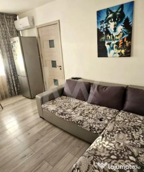 Apartament cu 2 camere semidecomandat, mobilat în Valea Rosie